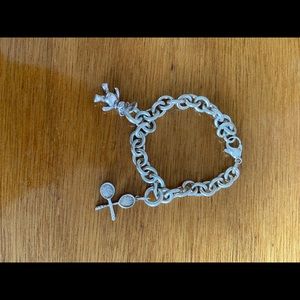 Tiffany and Co silver charm bracelet